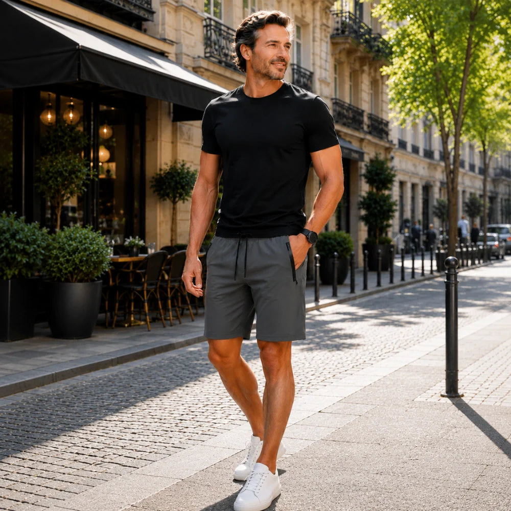 ElasTech™ | 3-delige Herenshorts-Set