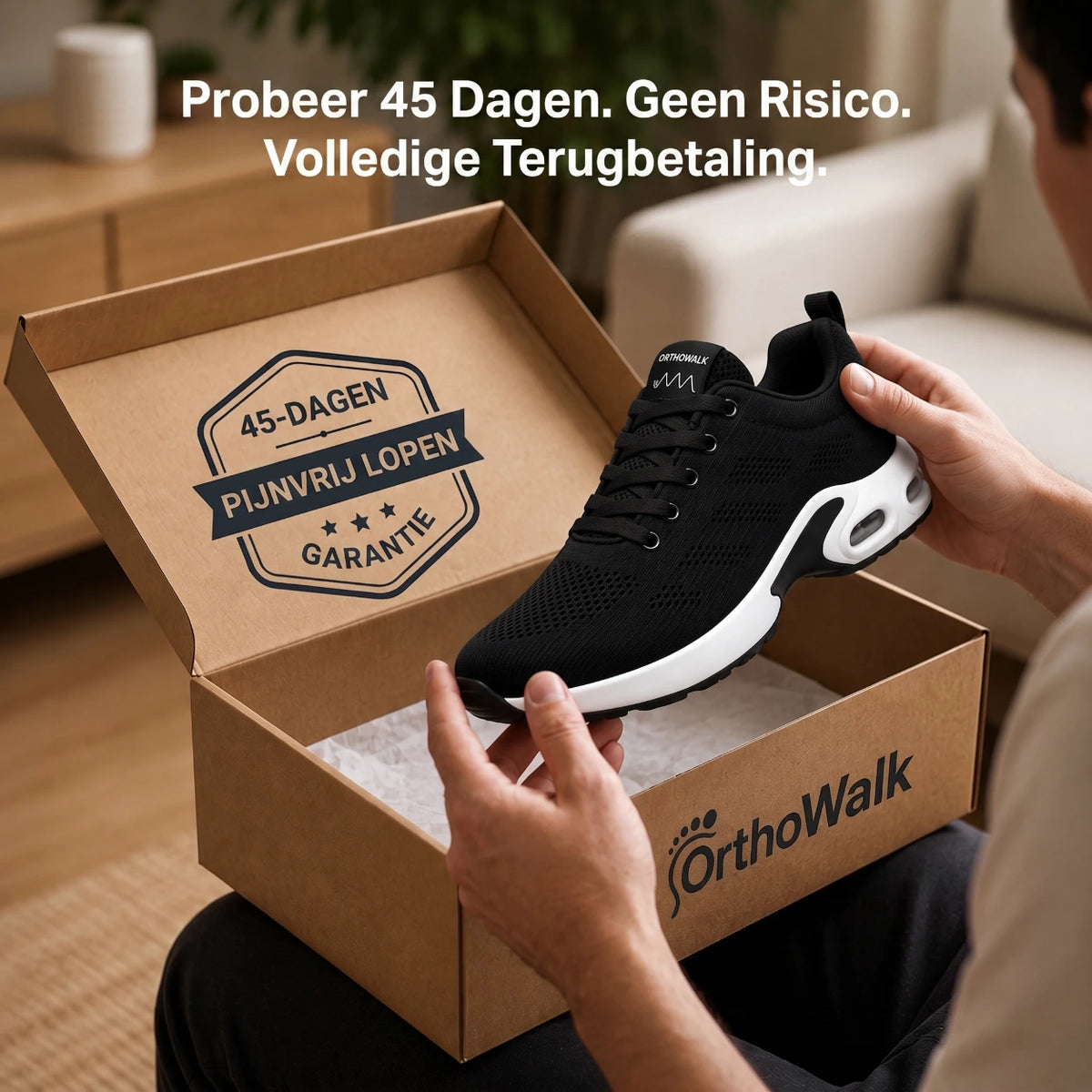 OrthoWalk™ – 12-uurs werkschoenen voor verlichting van voet-, knie- & rugpijn