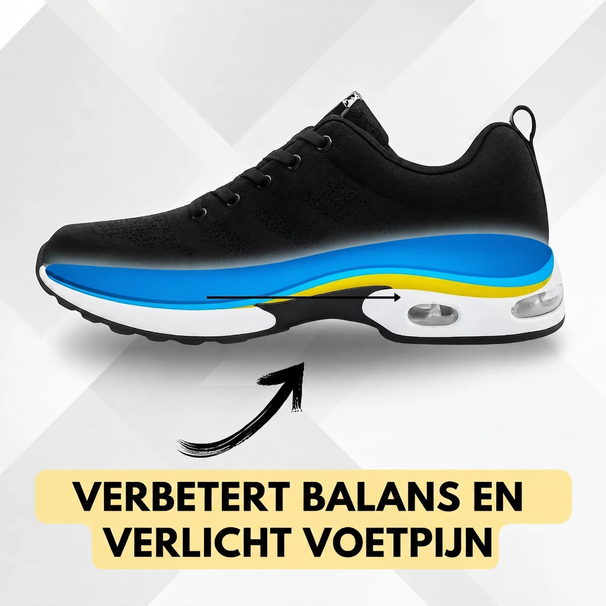 OrthoWalk™ – 12-uurs werkschoenen voor verlichting van voet-, knie- & rugpijn