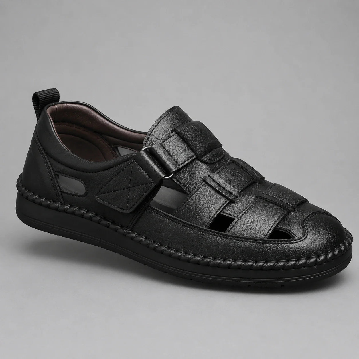 Orthopedische leren sandalen – Santorin
