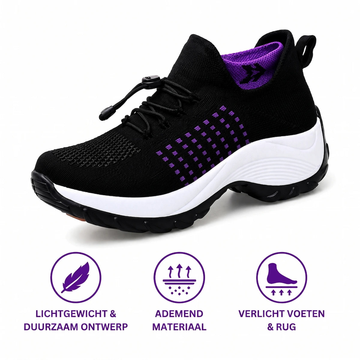 OrthoShift™ – 12-uurs werkschoenen voor verlichting van voet-, knie- & rugpijn