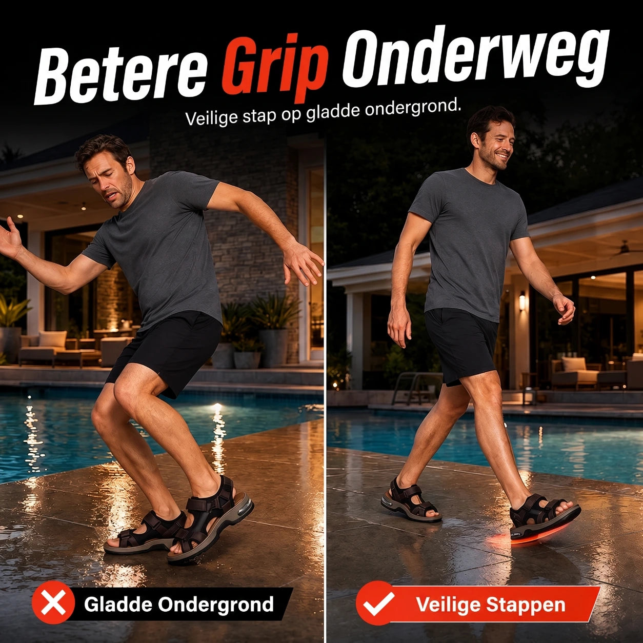 Heren Air Cushion Sportsandalen