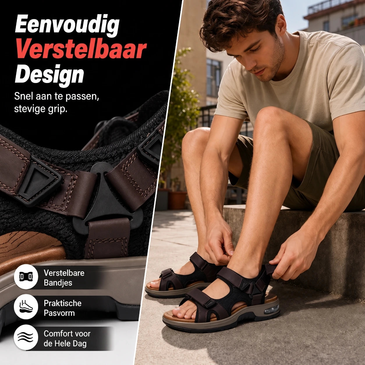 Heren Air Cushion Sportsandalen