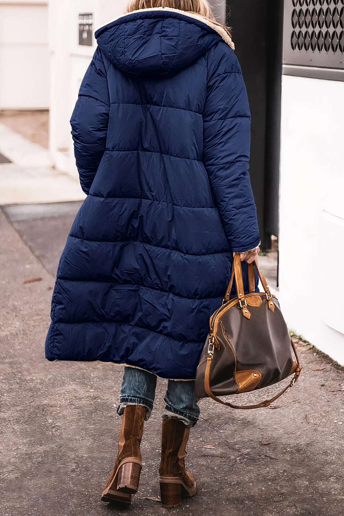 Lange winterparka voor dames Isla