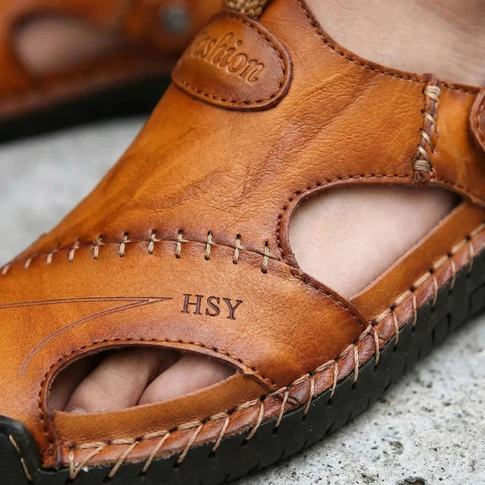 Orthopedische leren sandalen – Jones