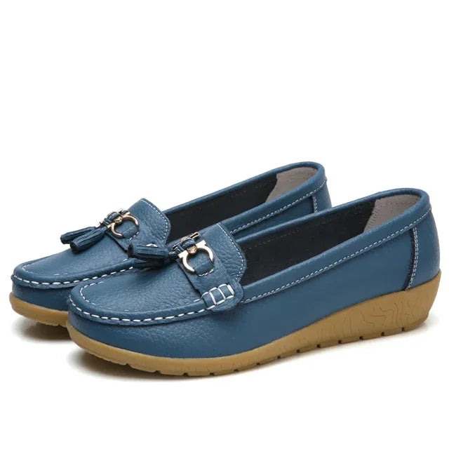 Orthopedische leren mocassin – Mary