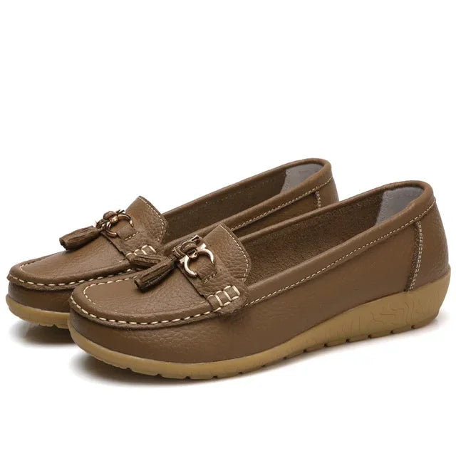 Orthopedische leren mocassin – Mary
