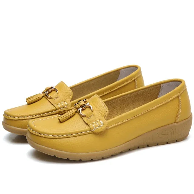 Orthopedische leren mocassin – Mary