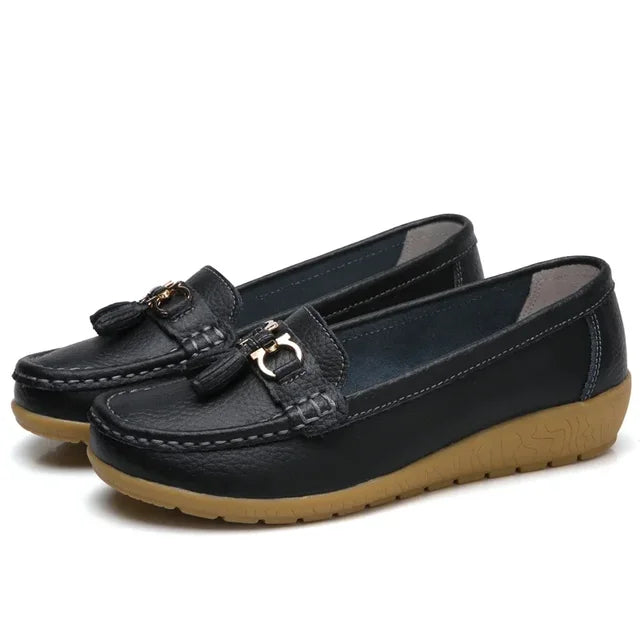 Orthopedische leren mocassin – Mary