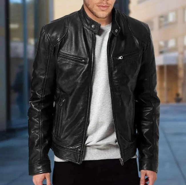 Adrian Herren Premium Lederjacke