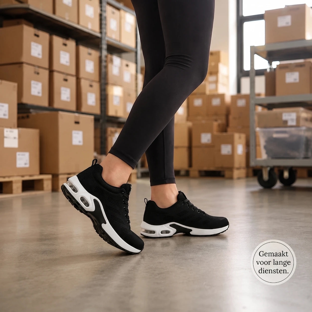 OrthoWalk™ – 12-uurs werkschoenen voor verlichting van voet-, knie- & rugpijn