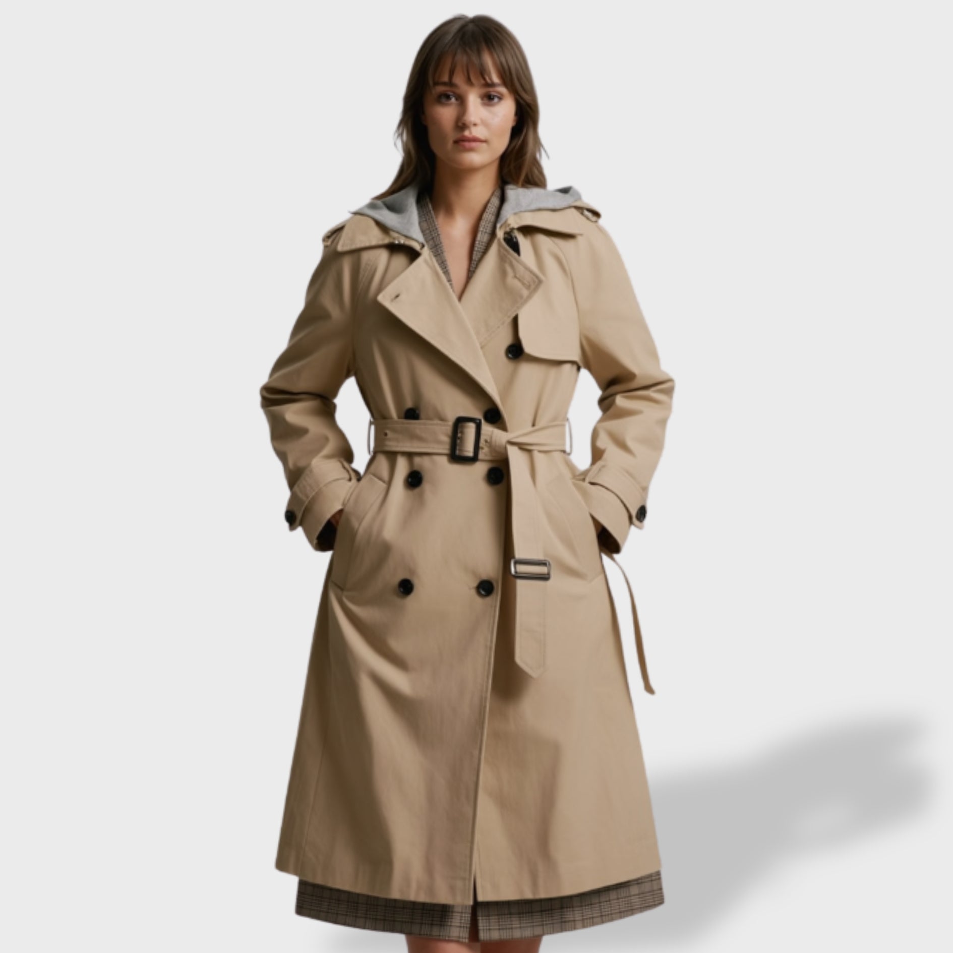 Clara elegante trenchcoat voor dames
