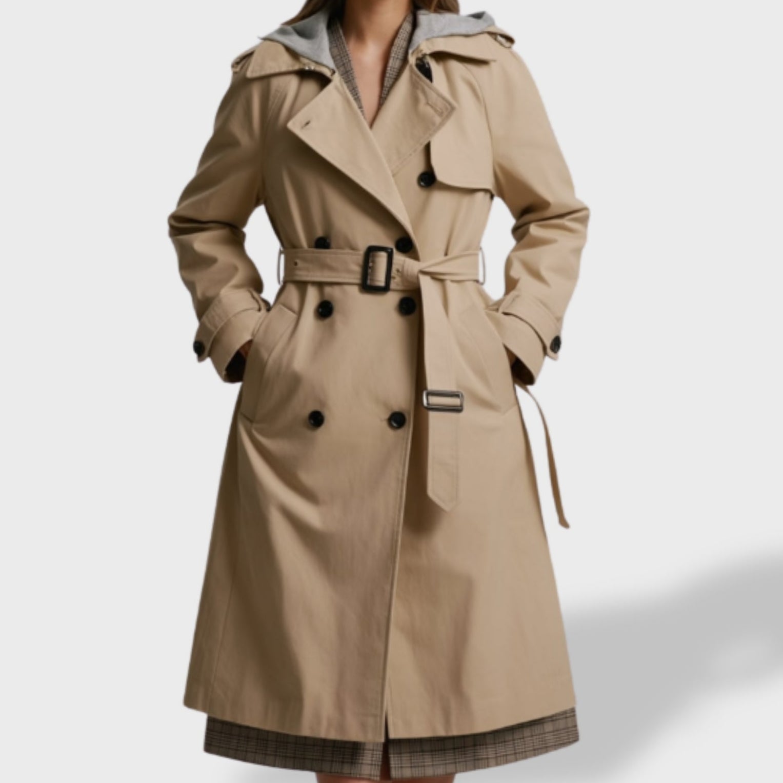 Clara elegante trenchcoat voor dames