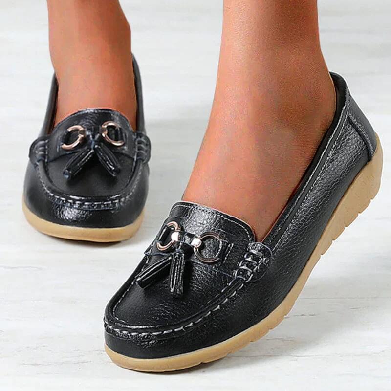 Orthopedische leren mocassin – Mary
