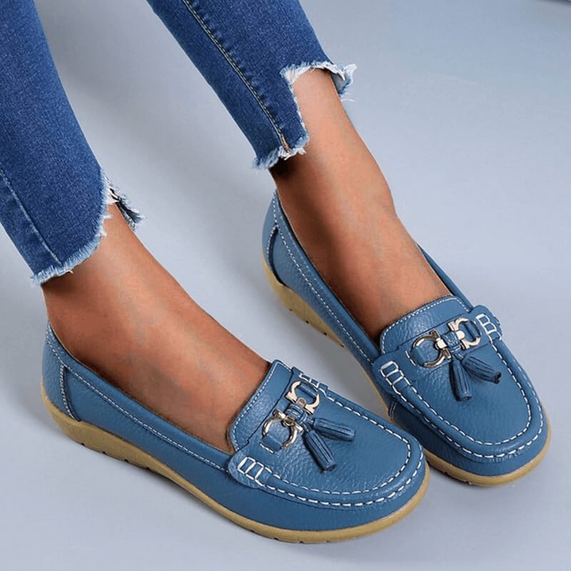 Orthopedische leren mocassin – Mary