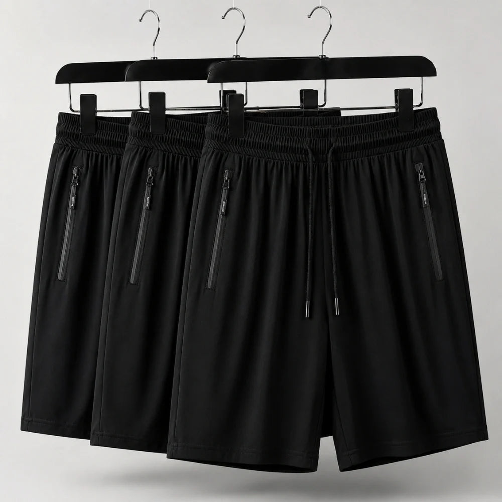 ElasTech™ | 3-delige Herenshorts-Set