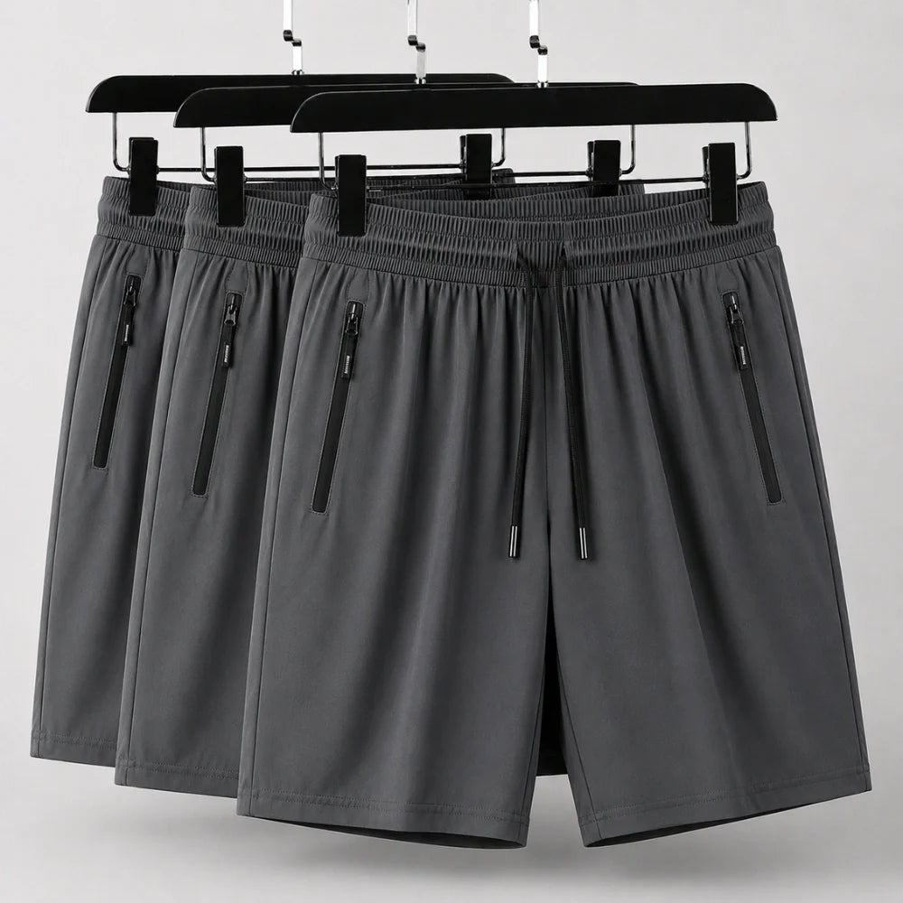 ElasTech™ | 3-delige Herenshorts-Set