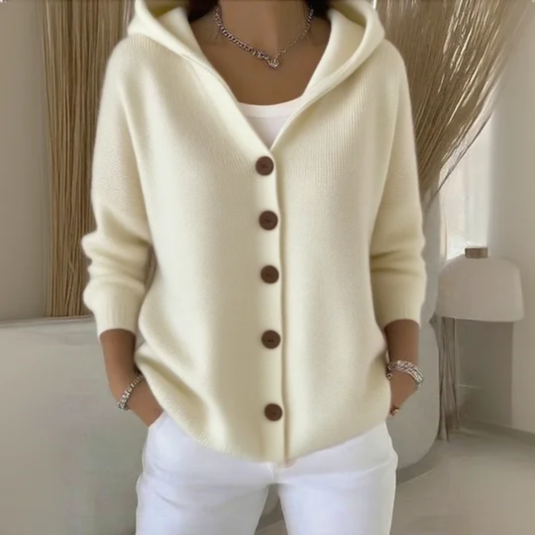 Maya dames casual cardigan met knopen