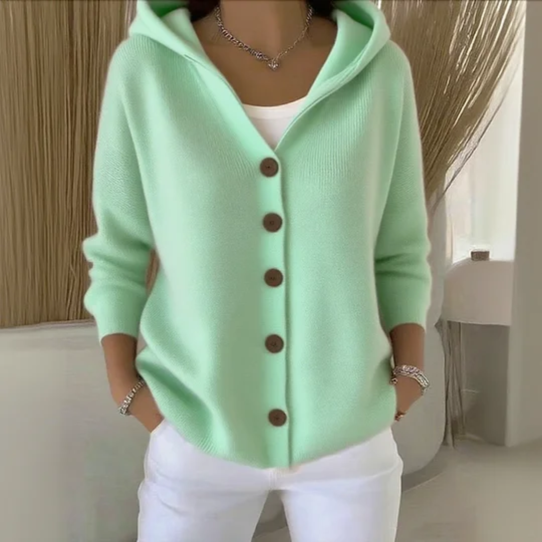 Maya dames casual cardigan met knopen