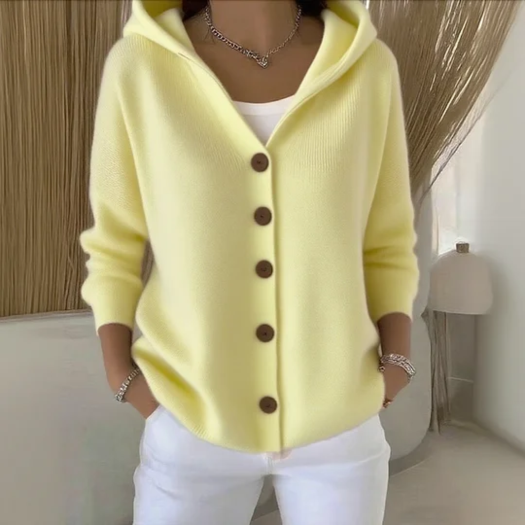 Maya dames casual cardigan met knopen