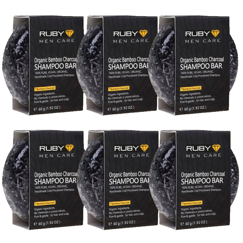 Organische Bamboehoutskool Shampoo Bar – Ruby