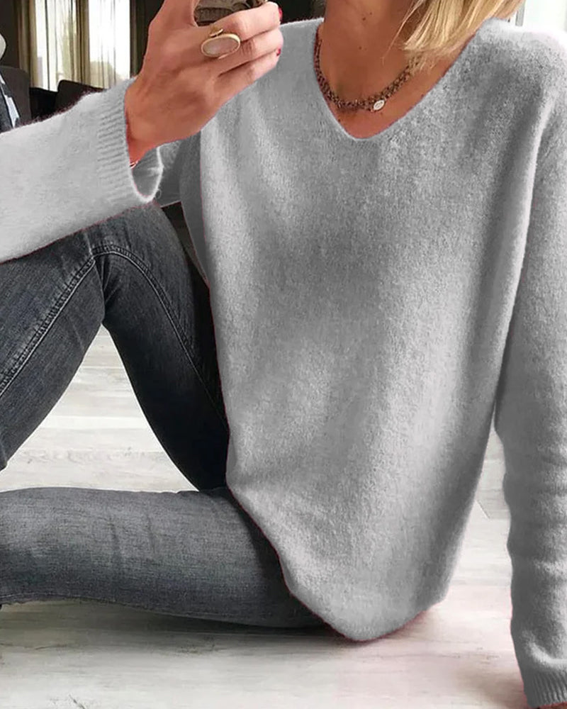 Ella dames chique gebreide pullover