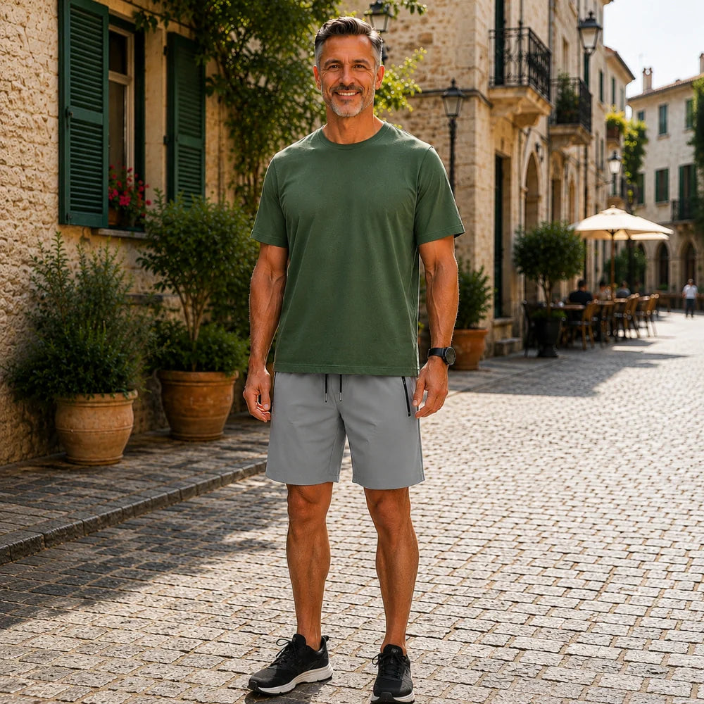 ElasTech™ | 3-delige Herenshorts-Set