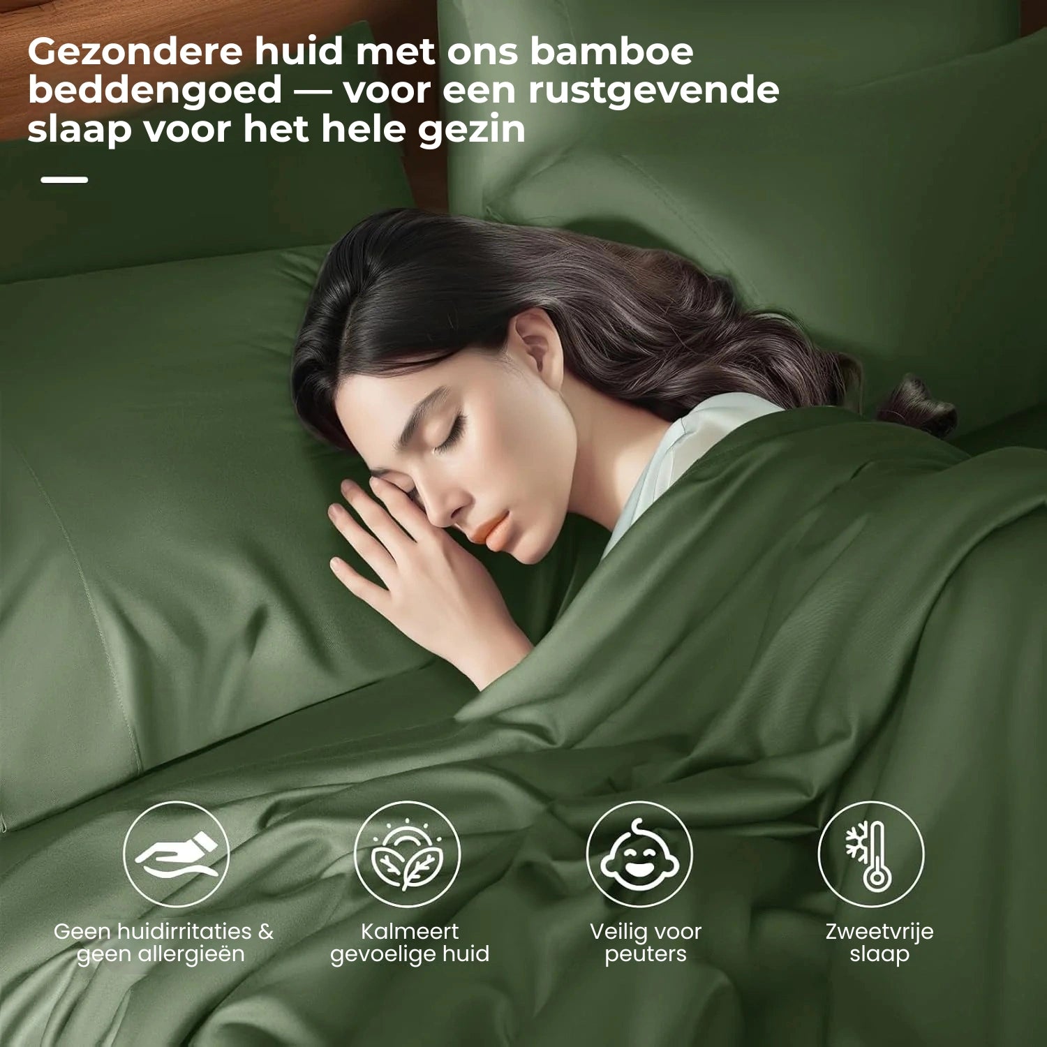 Bamboe Koeling Beddengoed Set 4-delig