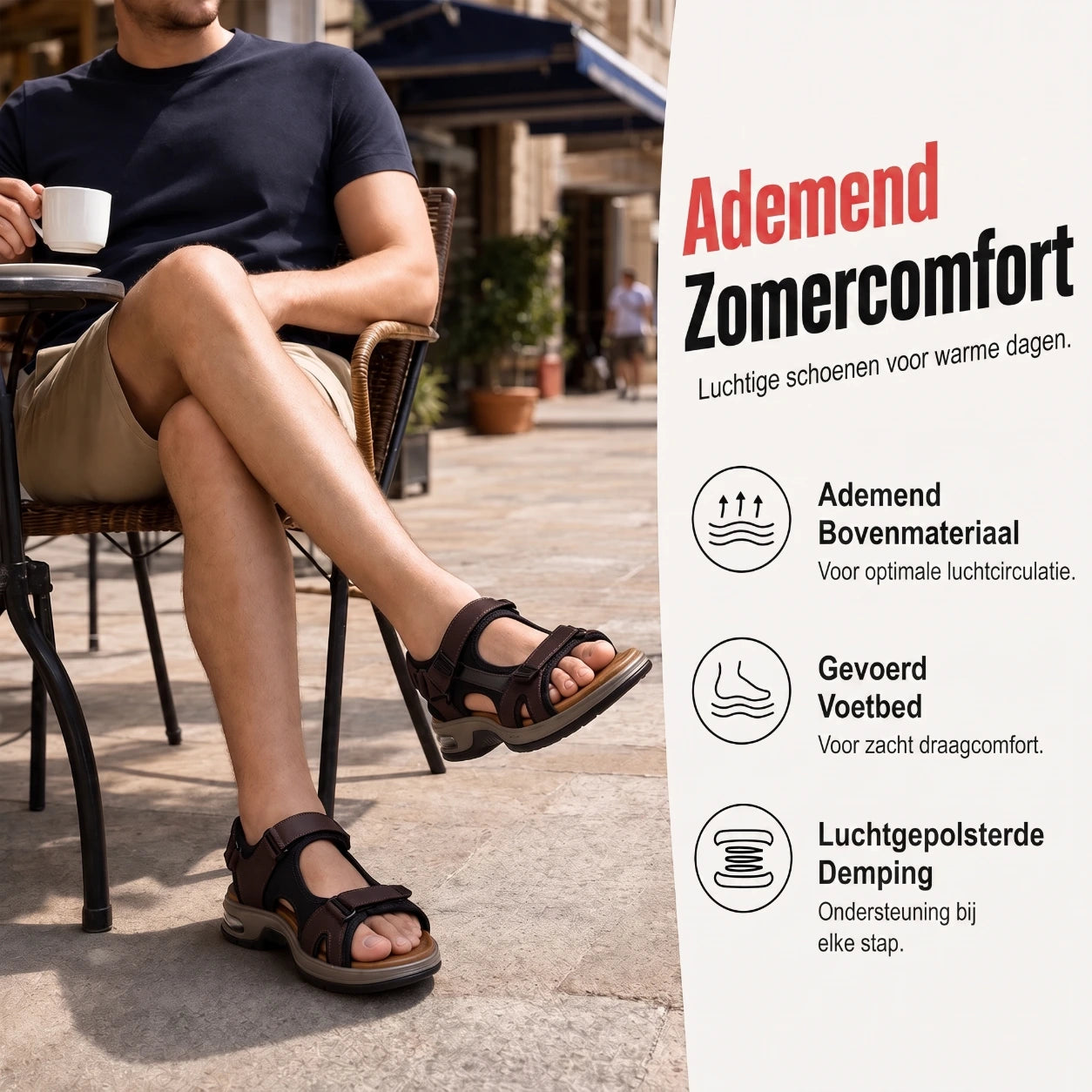 Heren Air Cushion Sportsandalen