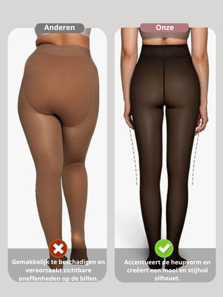 Fleece gevoerde panty Vicky| 1+1 gratis