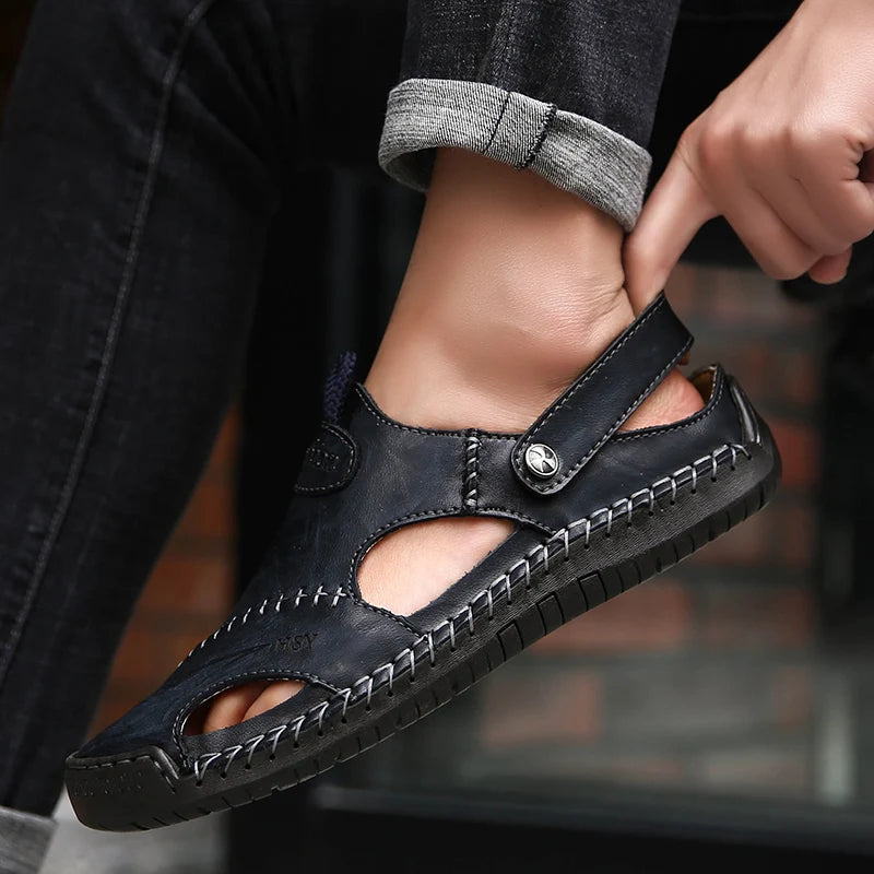 Orthopedische leren sandalen – Jones