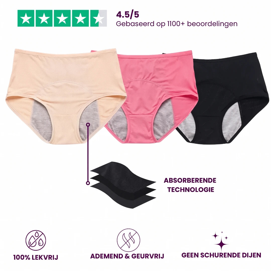VitalDry | Lekvrij Ondergoed (5-Pack)