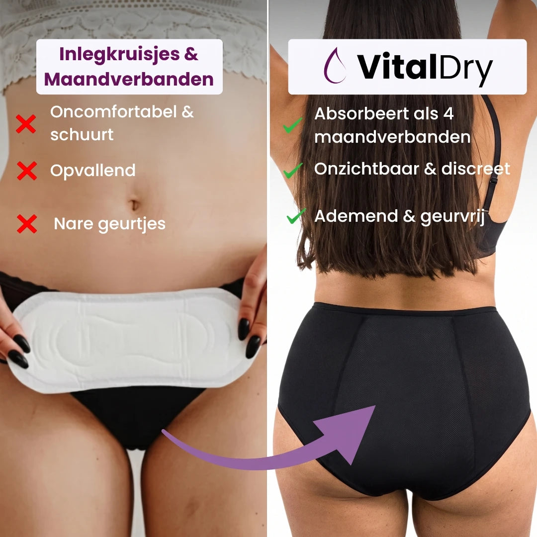 VitalDry | Lekvrij Ondergoed (5-Pack)
