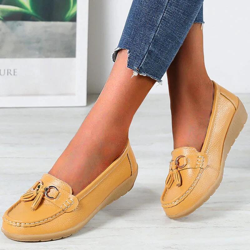 Orthopedische leren mocassin – Mary