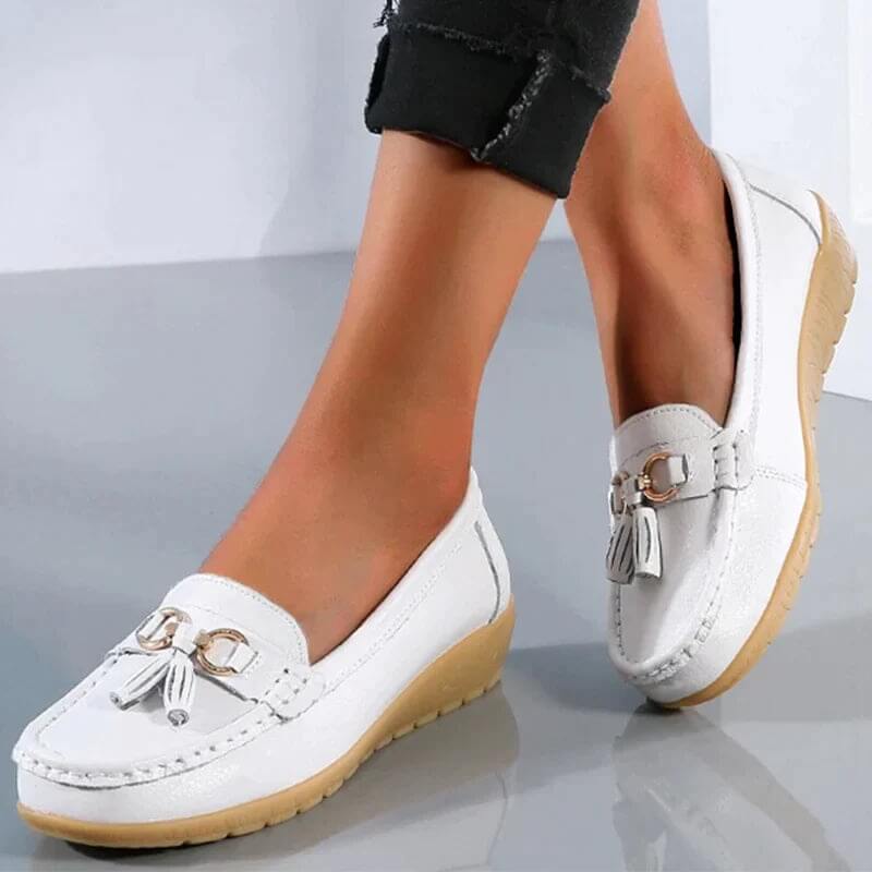 Orthopedische leren mocassin – Mary